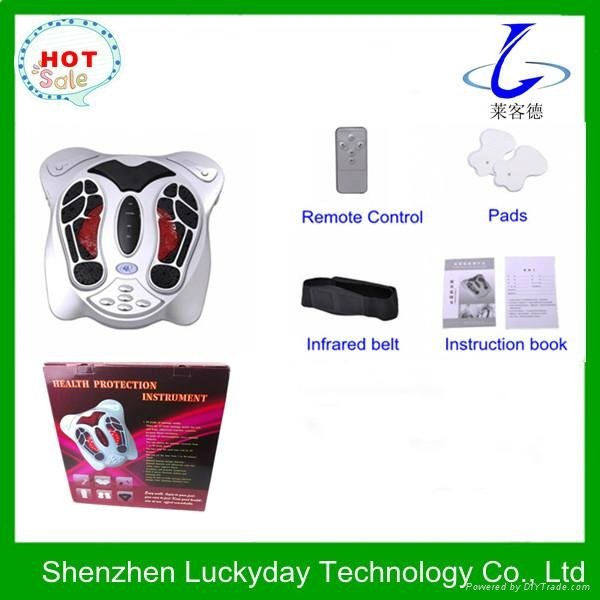 Best quality silver impulse foot massager with CE  3