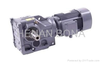 K series helical-bevel gear reducer for heavy industry machine  