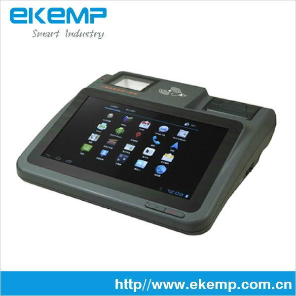 Android Tablet Touch Screen RFID Barcode Pos Terminal with 3G Wifi 