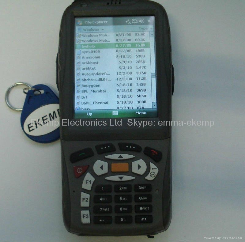 Industrial PDA with barcode scanner and RFID reader supports GPRS/WIFI  3