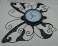 20inch bright iron art wall clock  3