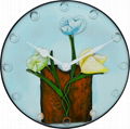 20inch  iron art wall clock  2