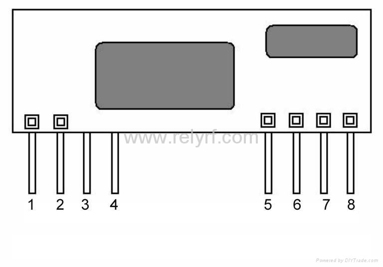 433mhz RF receiving modules 2