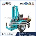 DFT-450 movable tractor type water well drilling rig 2