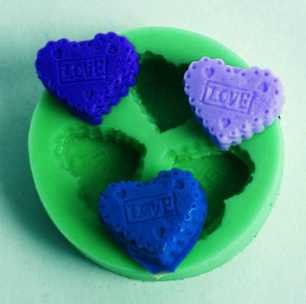 DIY handmade mold/silicone soap mold/candle mold/cake mold/multi cavity heart sh