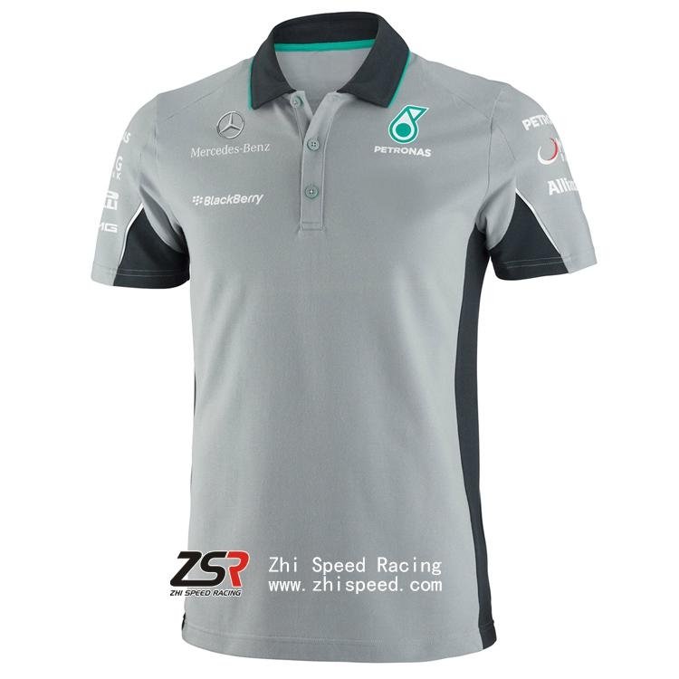 Mercedes AMG Petronas F1 2014 Team Polo Grey (China Manufacturer) -  Athletic Wear - Apparel & Fashion Products - DIYTrade China