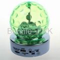 Portable Speaker with LED Rotating Ball, support USB/TF/FM Radio 5