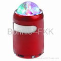 Portable Stage Light Speaker with FM Radio, support TF/USB MP3 Music Play 1