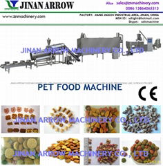 High Capacity Pet Dog Cat Food Pellets Extruder Snacks Machine