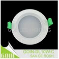 10W SMD5630 SAA downlight kit dimmable 800LM SAA LED downlights 3inch Dia100mm  1