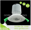 New retrofit 3inch 15W SHARP COB SAA downlight kit Dia100mm 1100LM output 1