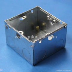 3x3 Metal junction box/Metal back box/GI box