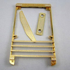 Blackberry P9981 Mirror Stick Diamond Gold Back Cover