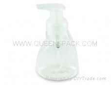 Trangle PET bottle with pump Q7907D