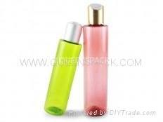 150ML PET BOTTLE WITH DISCO TOP CAP FOR SKIN CARE LINE Q7980N