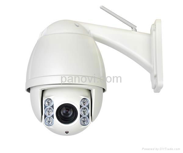Wireless HD Network Mini High Speed PTZ Dome Cameras IP66 with 3X Optical Zoom L