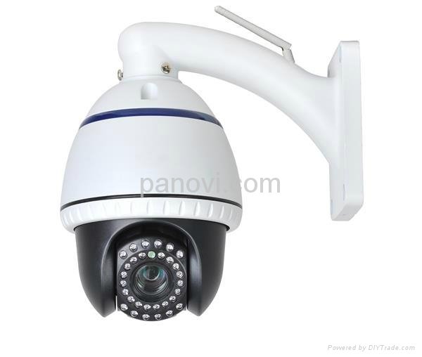Wireless HD Network Mini High Speed PTZ Dome Cameras with 10X Optical Zoom