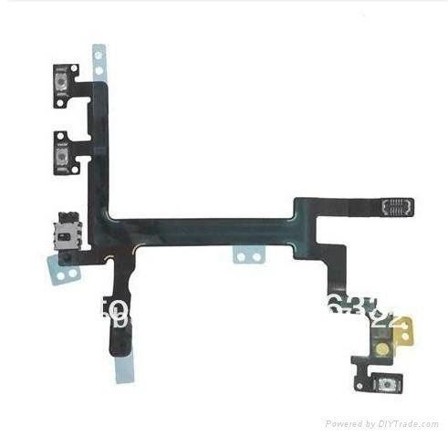 Wholesale price Power Button Switch On/Off Flex Cable Part for iPhone 5