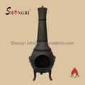  Garden Cast Iron Chiminea for BBQ and warmth
