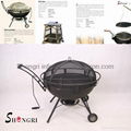 top quality outdoor cast iron bbq & fire