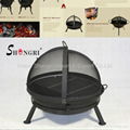 charcoal BBQ grill & Fire pit 5