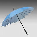 16 Panels Sliver coating unbeatable Straight Umbrella109B 2