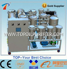 Engine oil recycling system with distillation technology