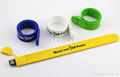 Silicone slap bracelet usb memory stick 8gb 3