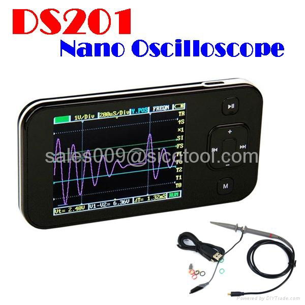 Mini 2.8" ARM DSO201 Pocket Oscilloscope DS201 DSO Nano Digital Oscilloscope 