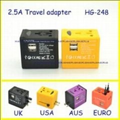 dual usb charger travel adapter