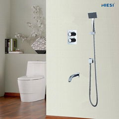 Thermostatic shower mixer