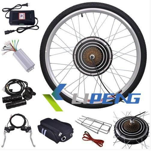 24V 250W 26" Rear Wheel Electric Bicycle Motor Kit E-Bike Cycling Hub Conversion