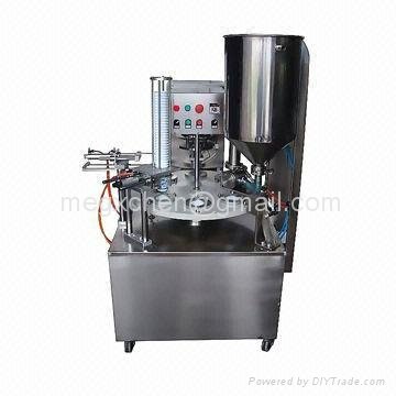 Powder coffee capsule filling sealing machine 
