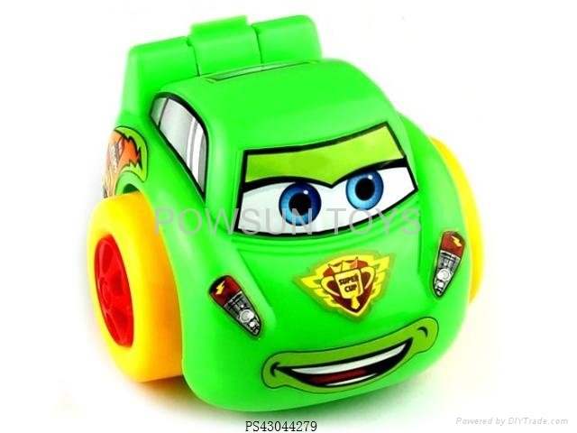 Mini Cartoon Car Friction Car Toy