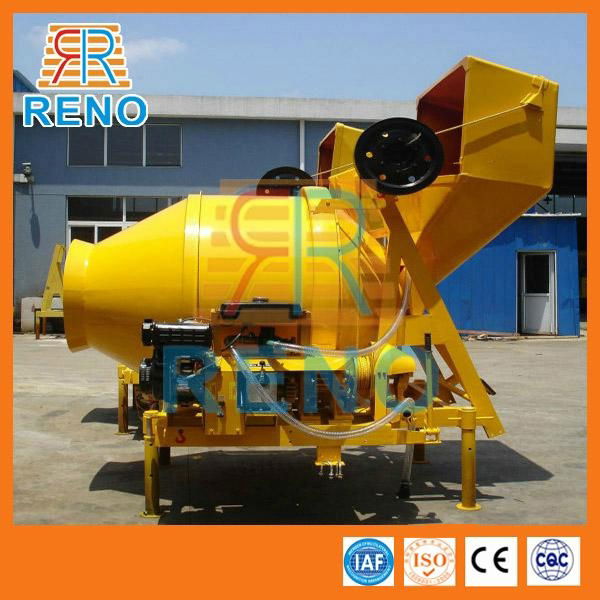 JZR350 high efficient Diesel concrete mixer 