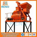 JS750 hot sale concrete mixer / twin shaft concrete mixer 1