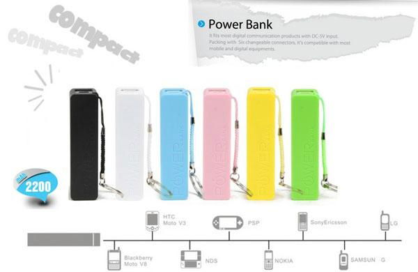 2600mah Portable External power bank for iphone 5 5s mobile phone charger 2