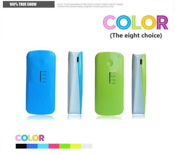 Portable 5600mAh External Battery Charger Power back For iphone nokia ipad ect  5