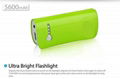 Classic Mini Mobile Power Bank pack 5200mAh With LED Light 3