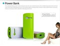 Classic Mini Mobile Power Bank pack 5200mAh With LED Light