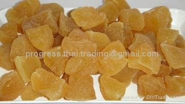 Ginger Dried Fruit preserves food snack Thailand manufacturing Name all fruit