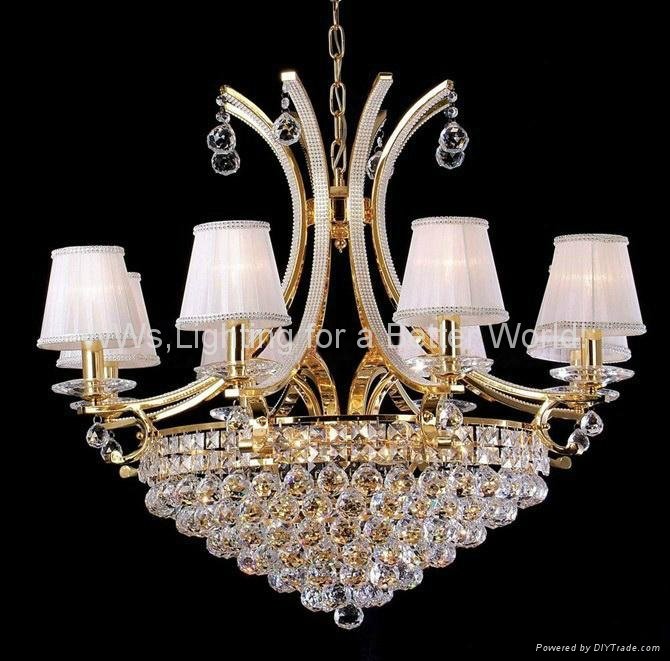 Modern Iron crystal chandelier 5