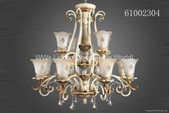 Iron resin crystal chandelier-project chandelier-hotel light-modern crystal lamp