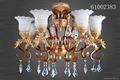 Iron resin crystal chandelier-project chandelier-hotel light-modern crystal lamp 4