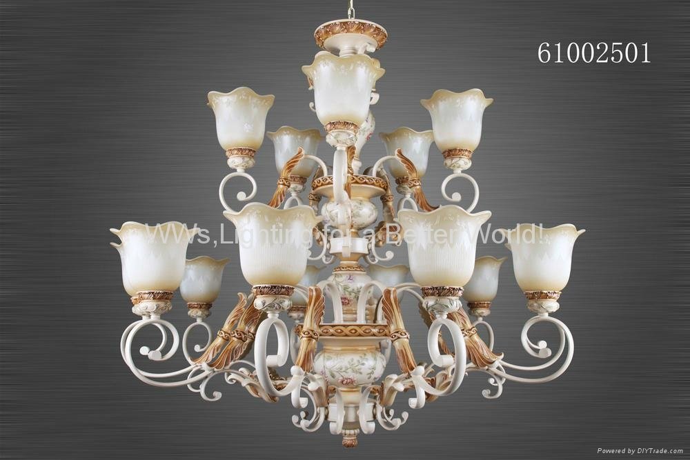 Iron resin crystal chandelier-project chandelier-hotel light-modern crystal lamp 5