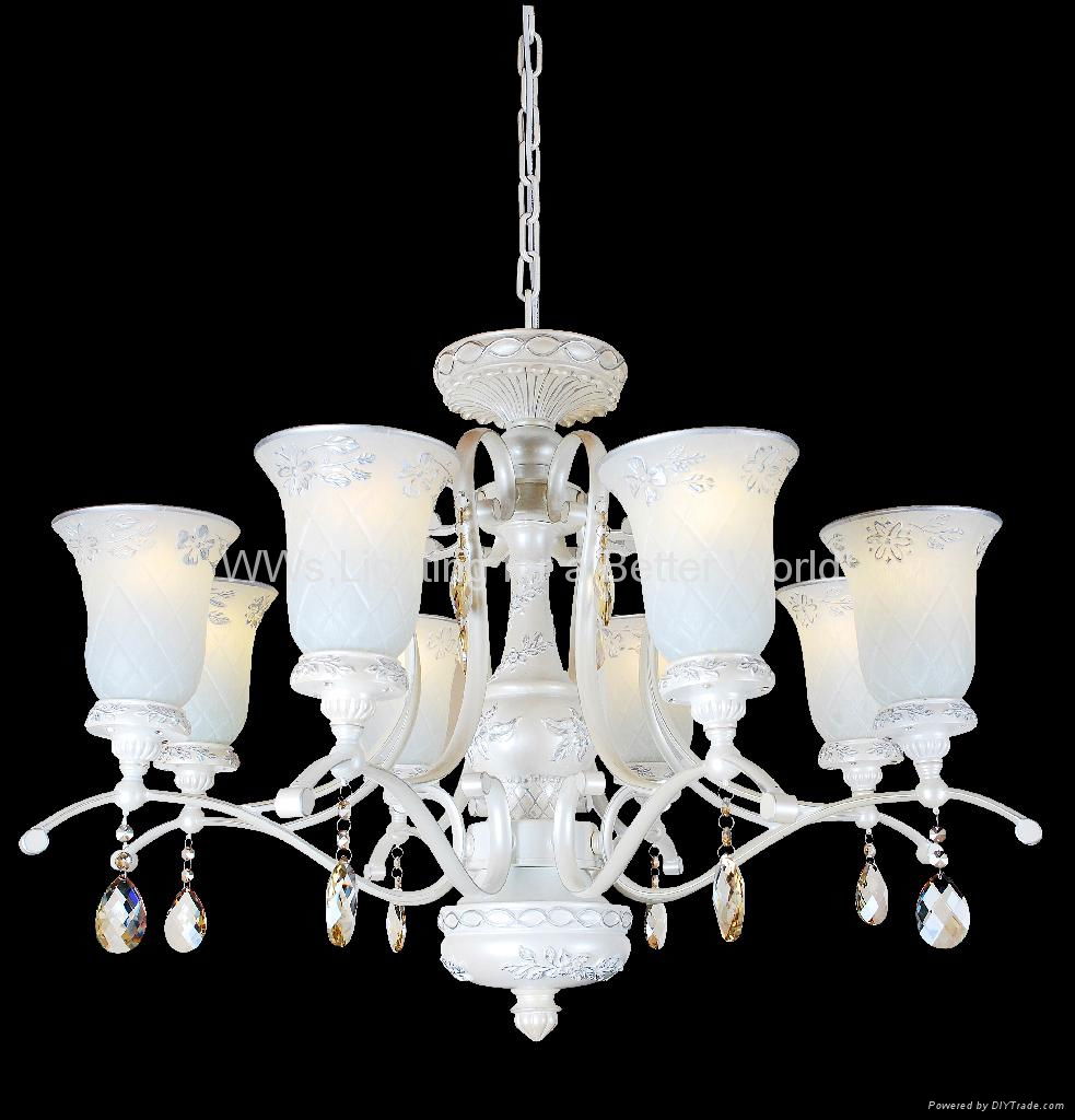 Iron resin crystal chandelier-project chandelier-hotel light-modern crystal lamp 2