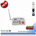 Home alarm system with Hands-free speakerphone function 1