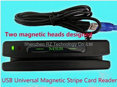 USB Magnetic stripe card reader