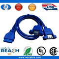 USB 3.0 cable 2 port usb 3.0 Motherboard