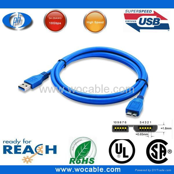 Micro B Micro USB 3.0 Cable with Male to Male